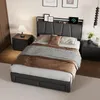 UnboxG Čalouněná postel 160x200cm s USB nabíjecím Náhled obrázku produktu 12