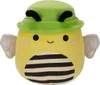 A plush toy bee wearing a green hat. Podgląd zdjęcia produktu