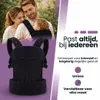 Laavir® Baby Draagzak Corduroy - Comfortabele Buikdrager Productafbeelding-voorbeeld 4