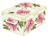 Scatola baule guardaroba lavabile con decoro fiori per Anteprima dell’immagine prodotto 3