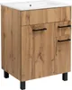 A freestanding bathroom vanity with a sink and faucet. Náhled obrázku produktu