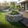 Relaxdays, okrúhla gabiónová sieť, vyvýšený záhradný Náhľad obrázku produktu 2