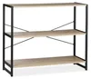 relaxdays Étagère d'appoint brune, noire 95,0 x 35,0 x 80,0 Voir les images du produit 10