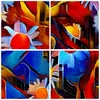 Bilder auf glas - Einteilig - Blume Abstraktion - 70x100cm Produktbild-Vorschau 8