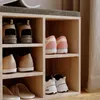 Armoire À Chaussures Avec Siège Banquette Moderne Chêne Voir les images du produit 8