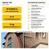 AMK Fassadenpaneele Mix-Sand im 10-Set – ca. 9 m² Fassadenverkleidung aus natürlichem Marmorsplitt Produktbild-Vorschau