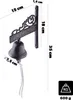 KADAX sonnette de porte en fonte, cloche décorative, cloche Voir les images du produit 2
