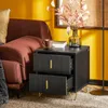 SoBuy set di 2 comodini con 2 cassetti tavolino da divano Anteprima dell’immagine prodotto 4