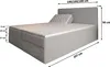 Masseno Boxspringbett ASTOR 160x200 cm Komplett-Set mit Produktbild-Vorschau 7
