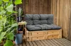 Palettenkissen Outdoor Kissen Set: Rückenkissen 40x120 cm Produktbild-Vorschau 5