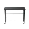 Maclean Klapptisch schwarz mobil Platte 100x50cm max. 50kg Produktbild-Vorschau 3