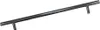 A silver metal handle with two perpendicular supports, isolated on a white background. Produktbild-Vorschau