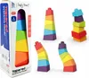 Grande Pyramide Arc-En-Ciel Puzzle À Assembler Tour Penchée Voir les images du produit 1