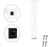 4er Set Möbelfüße Schrankfüße Weiss Eckig 25x25mm Sofafüße Produktbild-Vorschau 2