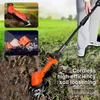 3-in-1 Akku-Bodenfräse, 100mm, elektrische Gartenfräse Mit Produktbild-Vorschau 10