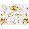 Girlande Bannière Hello Baby 18x70cm or Voir les images du produit 4