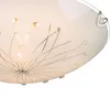 A close-up view of a white ceiling light fixture with a decorative pattern. Anteprima dell’immagine prodotto