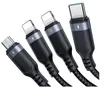 JOYROOM S-1T4018A18l, 1,2 m, USB A, 2 x USB C/Micro Podgląd zdjęcia produktu 3