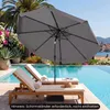 COSTWAY Sonnenschirm 300cm, Gartenschirm mit Volant & Produktbild-Vorschau 9