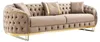 Designer Wohnzimmer Set Besteht aus 2x 3-Sitzer Sofas+2x Produktbild-Vorschau 3