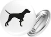 Huuraa Button English Pointer Silhouette 25mm rund mit Produktbild-Vorschau 1