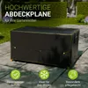 Juskys Gartenmöbel Abdeckplane CoverSafe Pro 160x100x75 cm Produktbild-Vorschau 2