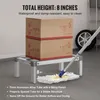 A metal shelf with two cardboard boxes on top, a mop in front, and a tire in the background. Anteprima dell’immagine prodotto