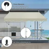 Tenda da sole Jopassy Tenda da sole senza forature Tenda da Anteprima dell’immagine prodotto 4