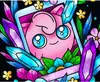 Quadro numerico con cornice Pokemon Jigglypuff 50x40cm Anteprima dell’immagine prodotto 1