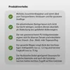 Bollerwagen faltbar mit Sonnendach 75 kg Tragkraft Produktbild-Vorschau 8