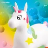 Skoczek dla dzieci do skakania z pompką Jednorożec biało Podgląd zdjęcia produktu 2