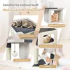 COSTWAY Arbre à chat petit, arbre à chat en bois, arbre à Voir les images du produit 4