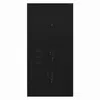 A black metal storage cabinet with multiple compartments, including drawers and doors with locks. Anteprima dell’immagine prodotto