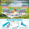 COSTWAY 2er Set Strandstühle klappbar leicht, Campingstühle Produktbild-Vorschau 6