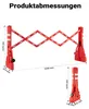 Wiltec ausziehbares Absperrgitter 200 cm aus Kunststoff, Produktbild-Vorschau 3