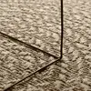 Teppich ZIZUR Beige 120x120 cm Jute-Optik Indoor und Produktbild-Vorschau 4