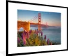 MuchoWow® Gerahmtes Poster Blick auf die Golden Gate Bridge Produktbild-Vorschau 1