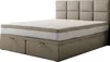 TRADA Tropea Boxspringbett 140 x 200 mit Bettkasten Beige Produktbild-Vorschau 9