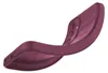 A burgundy phone case is shown bent in half on a white background. Produktbild-Vorschau