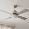 Ventilateur de plafond Borneo Nickel, pales réversibles, Voir les images du produit 5