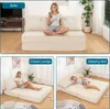 HOMMPA Faltbares Schlafsofa 1,5×1,8m mit Kissen, Produktbild-Vorschau 3