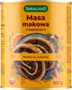 A can of poppy seed filling with dried fruits, with a slice of poppy seed roll shown on the front. Podgląd zdjęcia produktu