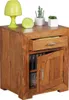 Wohnling Table de nuit en bois massif de sheesham Design Voir les images du produit 1