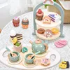 Holz Tee Set für Kinder Kaffeeservice Spielzeug mit Etagere Produktbild-Vorschau 6