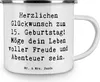 Mr. & Mrs. Panda blechbecher Spruch 15. Geburtstag Produktbild-Vorschau 3