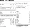 Nutrition facts and ingredient information for a food supplement. Produktbild-Vorschau