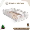 Crazy Pine Kinderbett 90x200 cm – Massives Montessori Produktbild-Vorschau 2