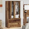 vidaXL Kleiderschrank mit Tür Altholz 79,5 x 49 x 156 cm Produktbild-Vorschau 4