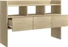 Credenza Sonoma rovere 105x30x70 cm materiale a base di Anteprima dell’immagine prodotto 5