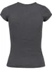 Build Your Brand Ladies Basic Tee - Farbe: Charcoal Produktbild-Vorschau 6